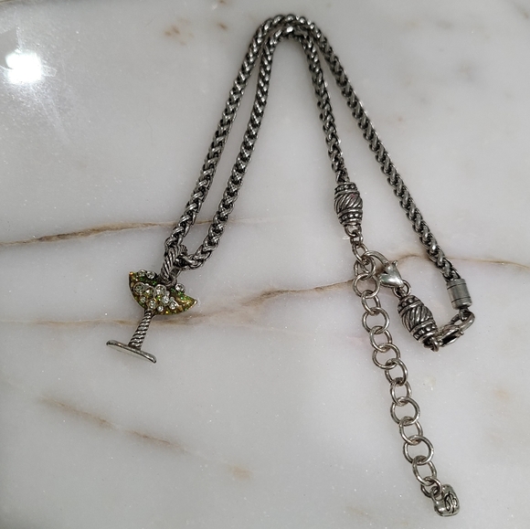 Brighton Wine Charm Necklace - Picture 8 of 8